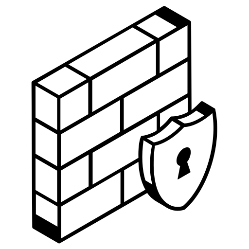 Firewalls and Security Icon